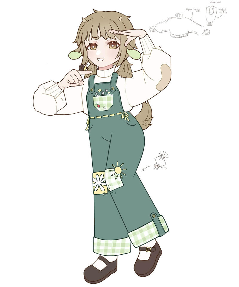 Baby Eury by her creator, Zomega