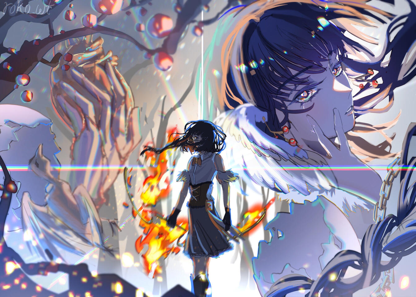 Winter lore illust by roko_wt