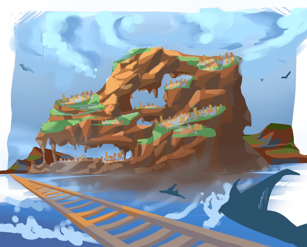 The Canis Isles, Max and Halley's hometown